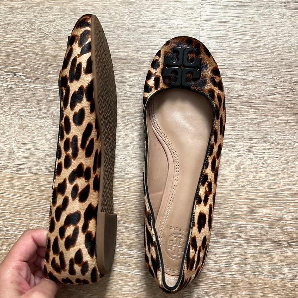 Tory Burch ballet flats cheetah print